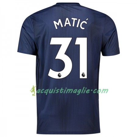 Divisa di Calcio Manchester United Matic 31 Terza 2018/2019